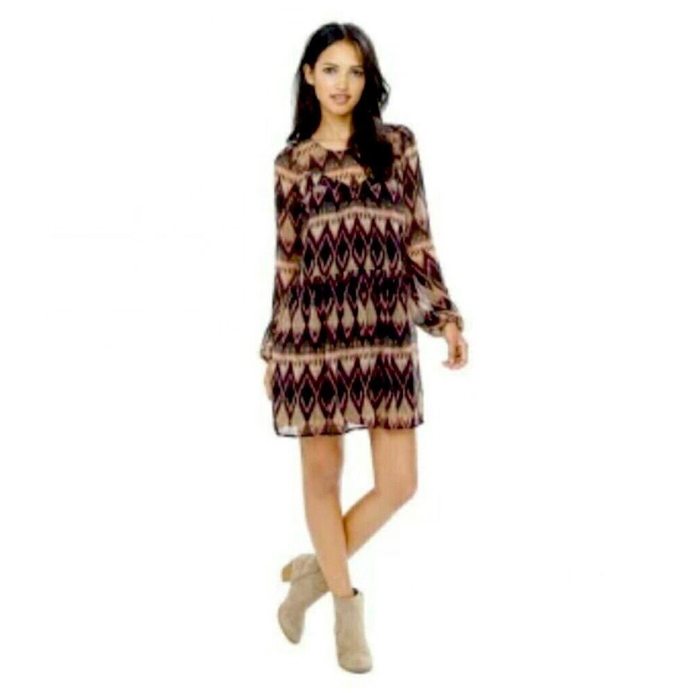 EXPRESS Aztec Print Trapeze Dress. NWOT
